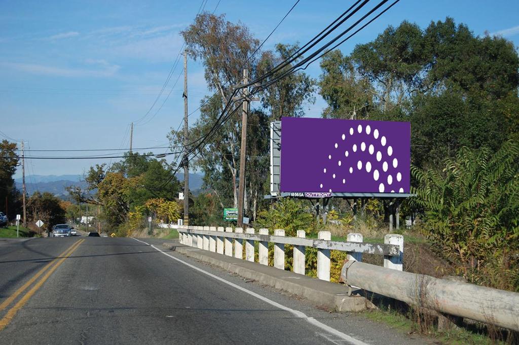 Photo of a billboard in Ukiah