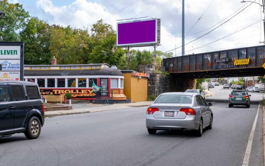 Photo of an outdoor ad in Lowell
