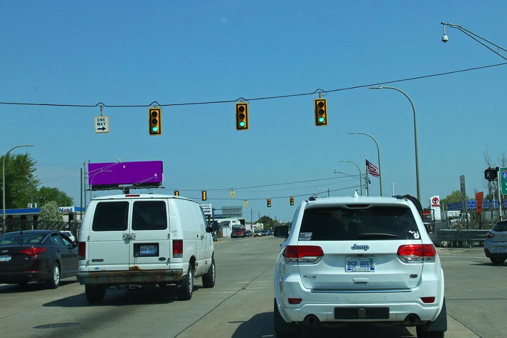 Photo of a billboard in Center Line