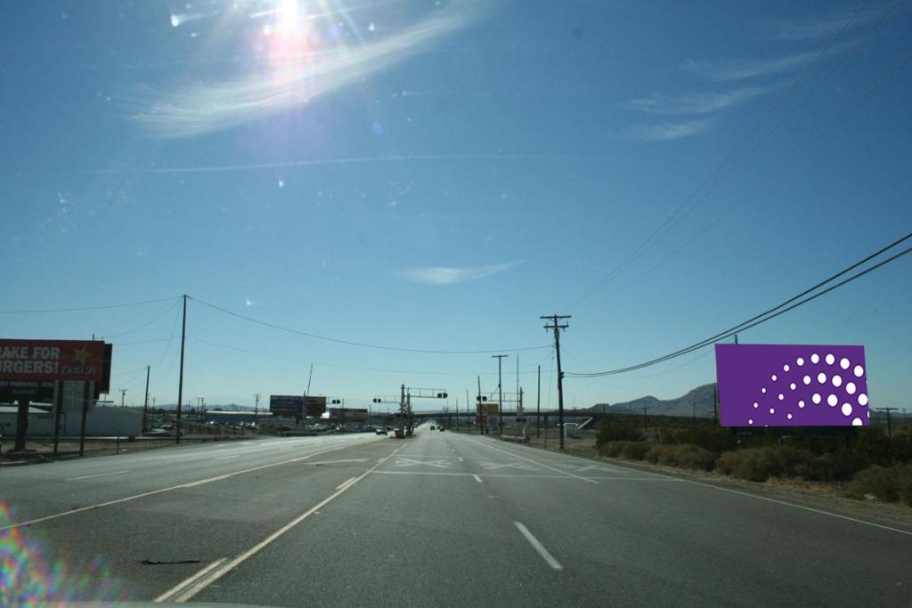 Photo of a billboard in Mojave