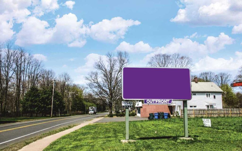 Photo of a billboard in Glastonbury