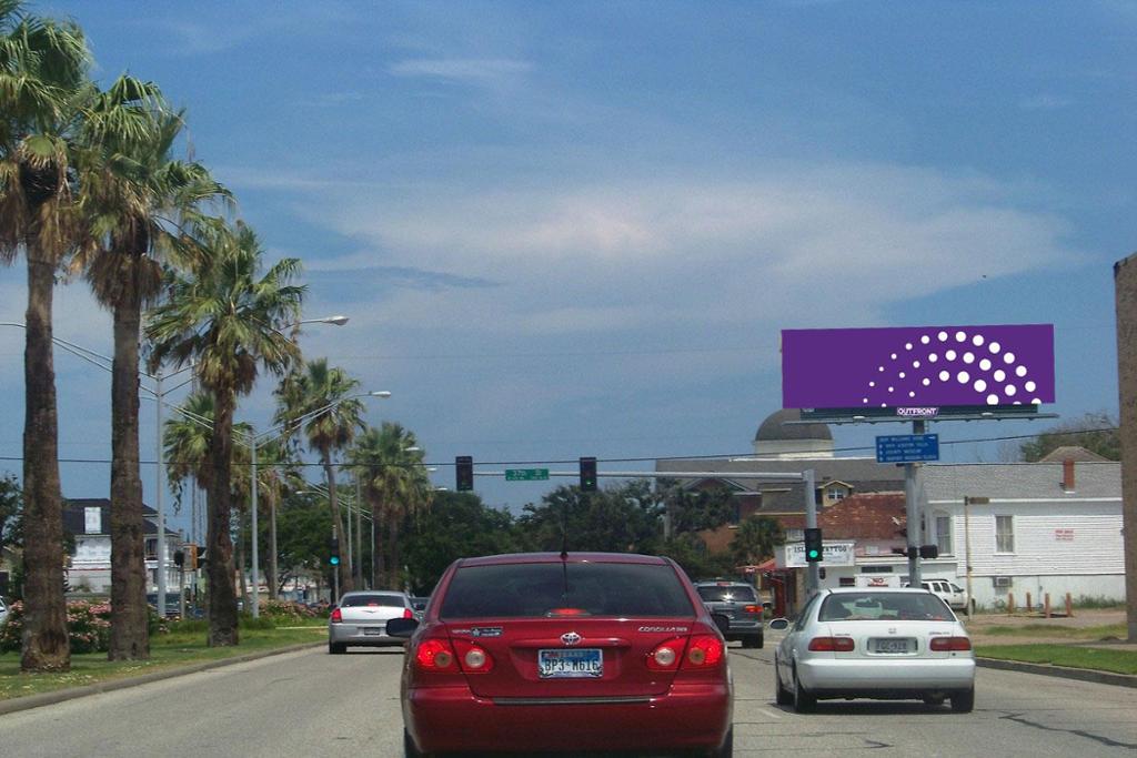 Photo of an outdoor ad in Galveston