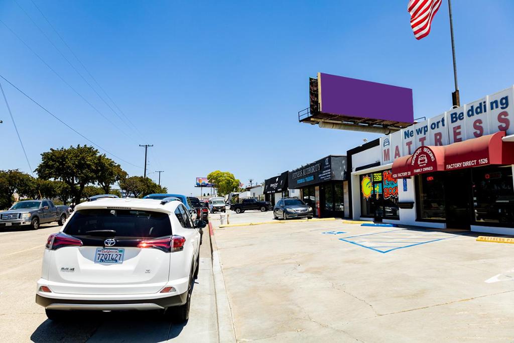 Photo of a billboard in Newport Beach
