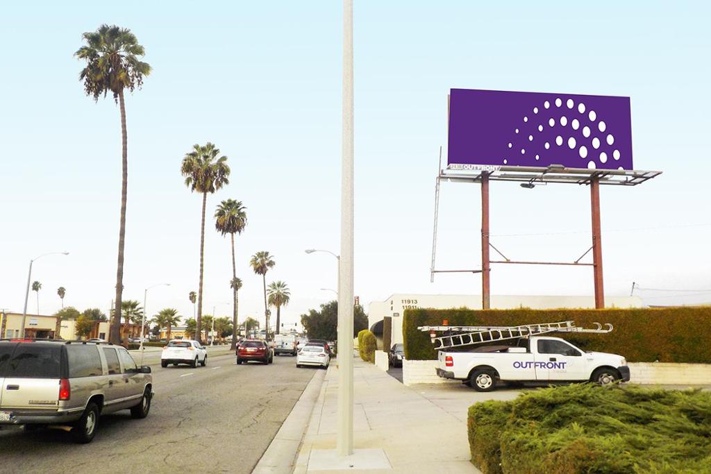 Photo of an outdoor ad in Whittier