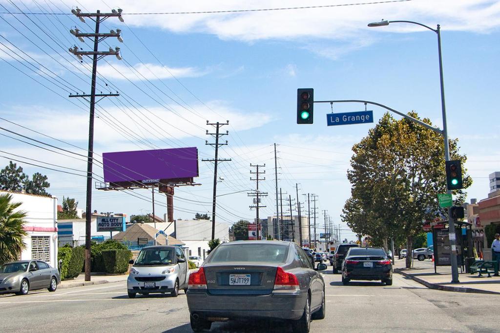 Photo of a billboard in West Los Angeles