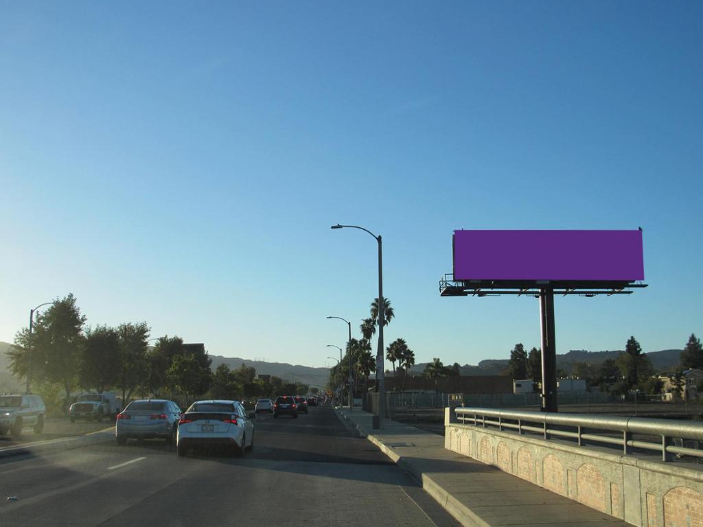 Photo of a billboard in Santa Clarita