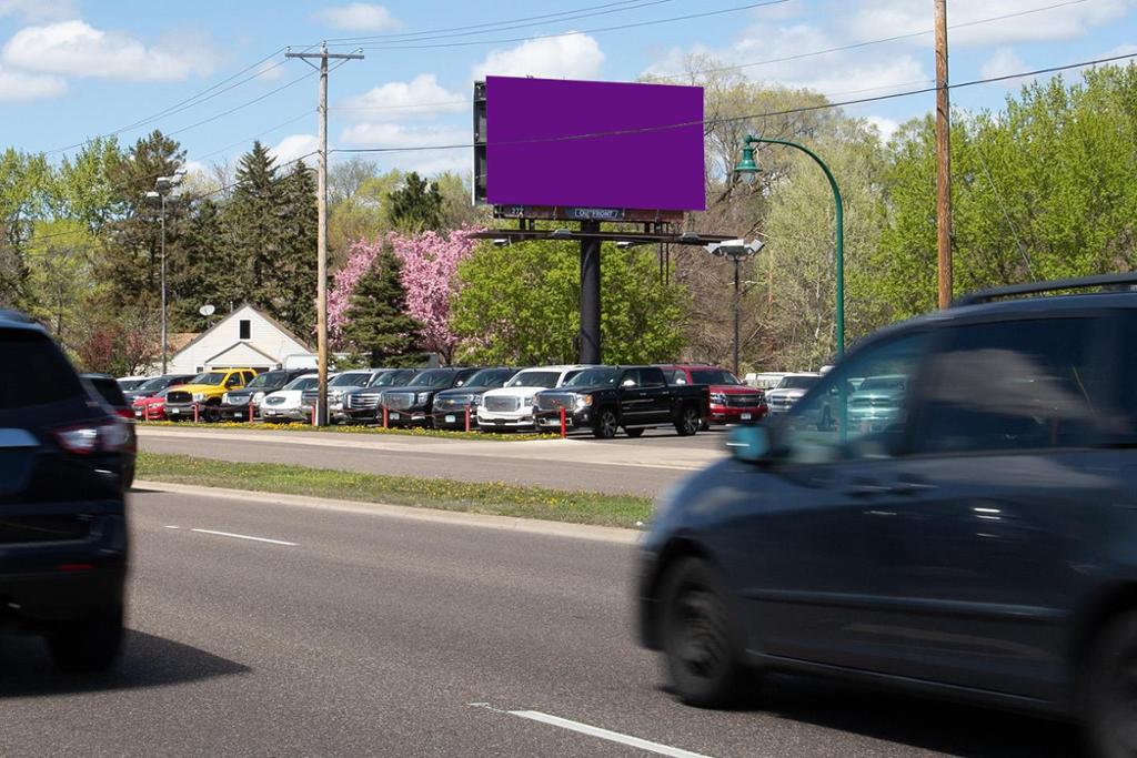 Photo of a billboard in Brooklyn Center