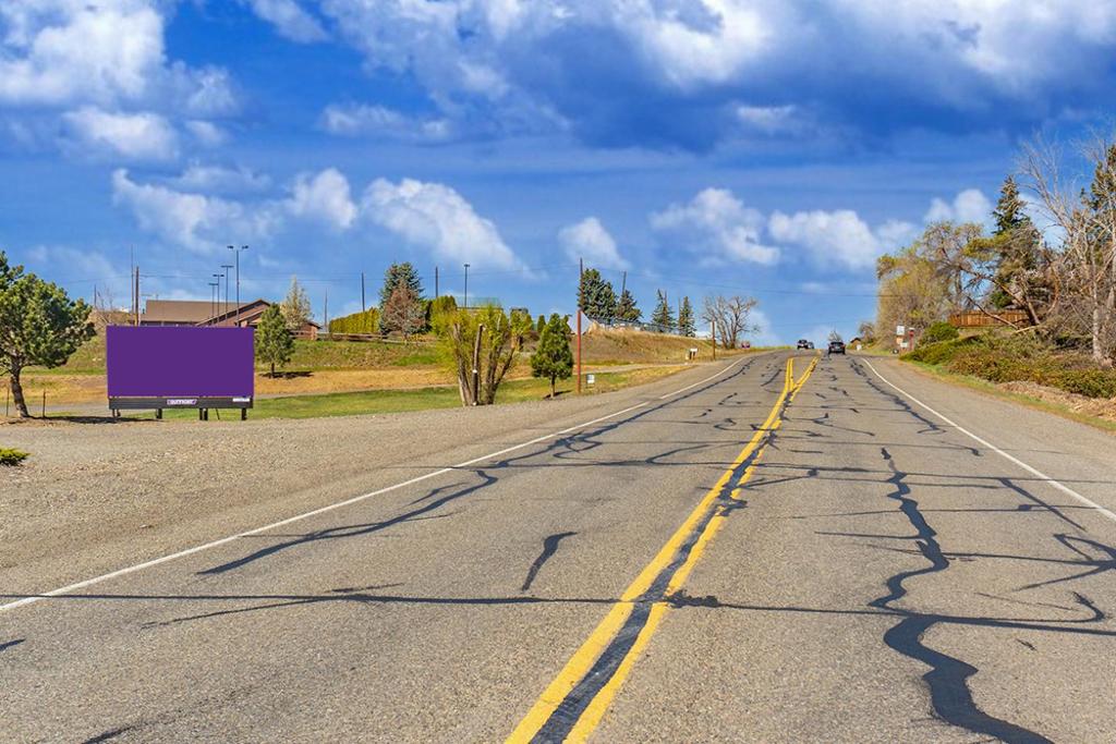 Photo of a billboard in Ellensburg