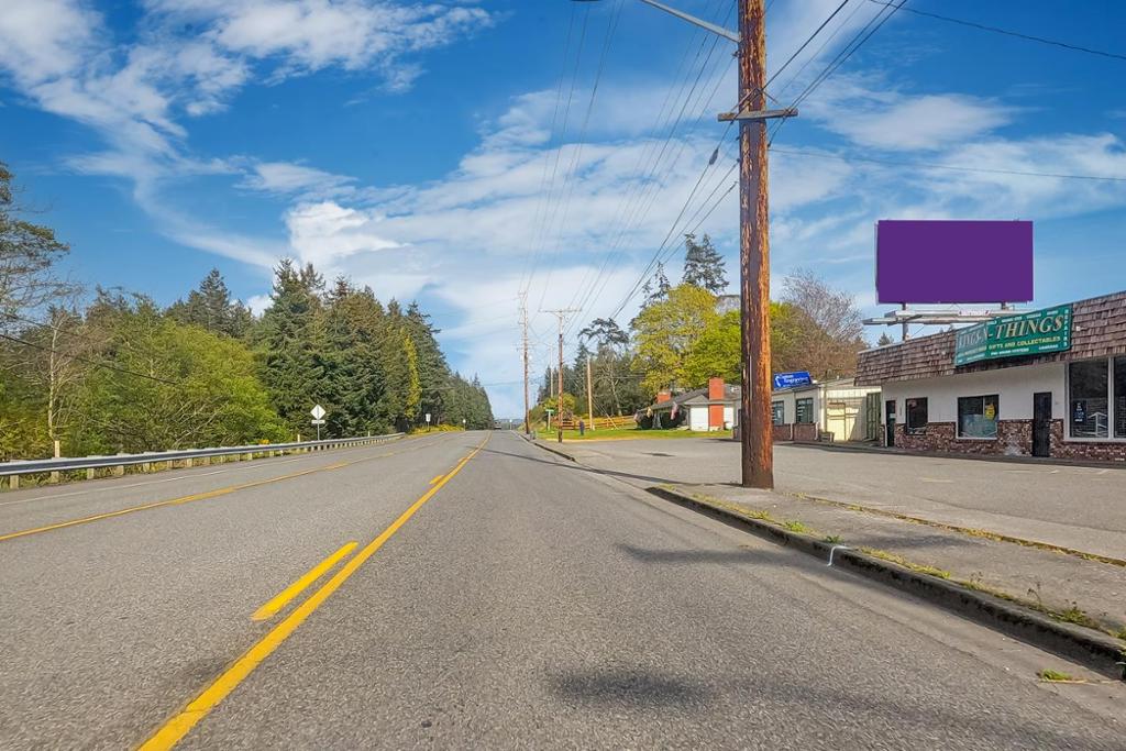 Photo of a billboard in Lopez Island