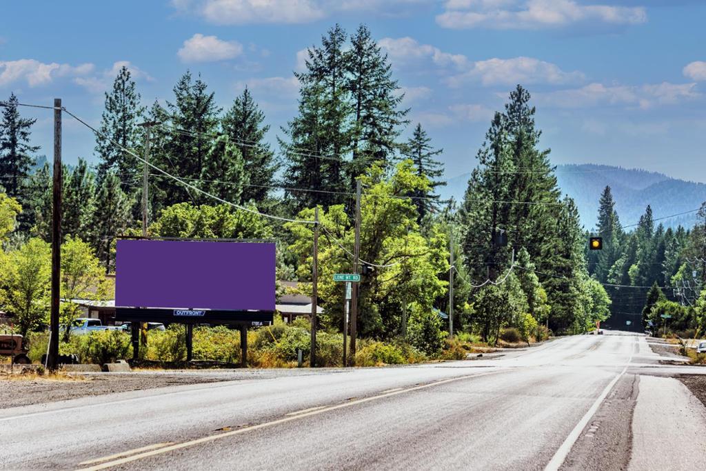 Photo of a billboard in Cave Junction