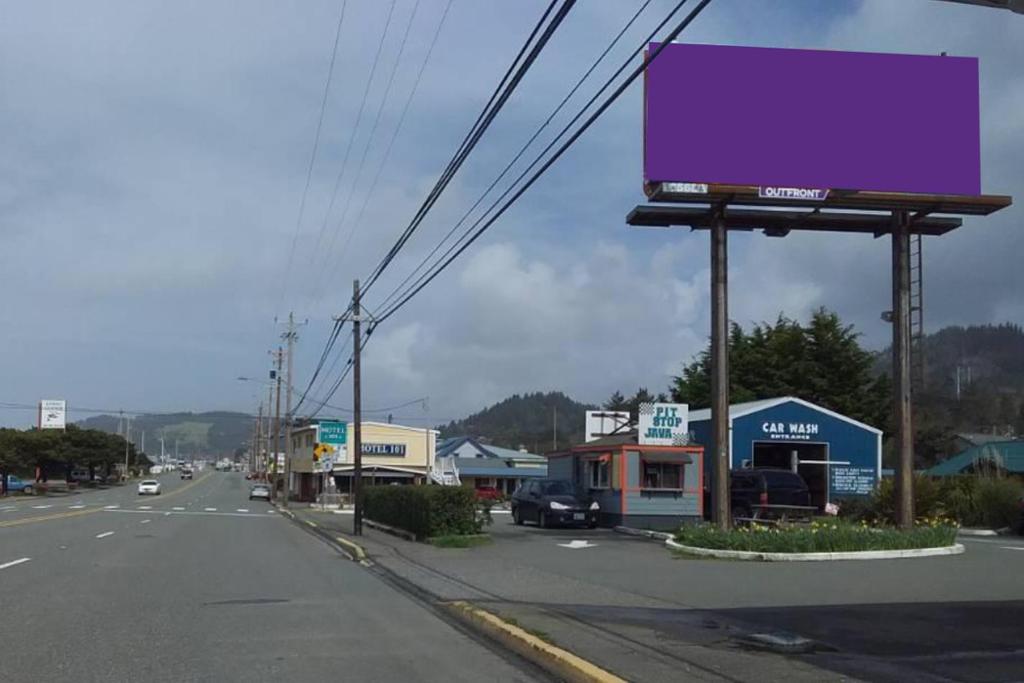 Photo of a billboard in Gold Beach