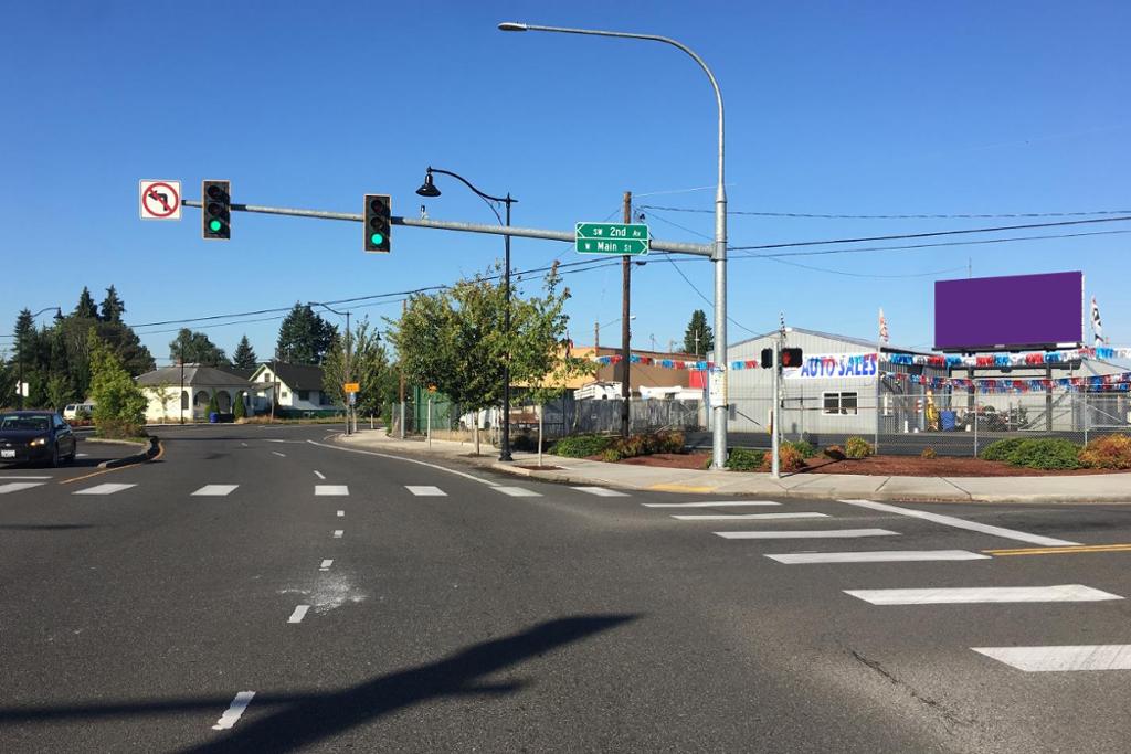 Photo of a billboard in Kelso