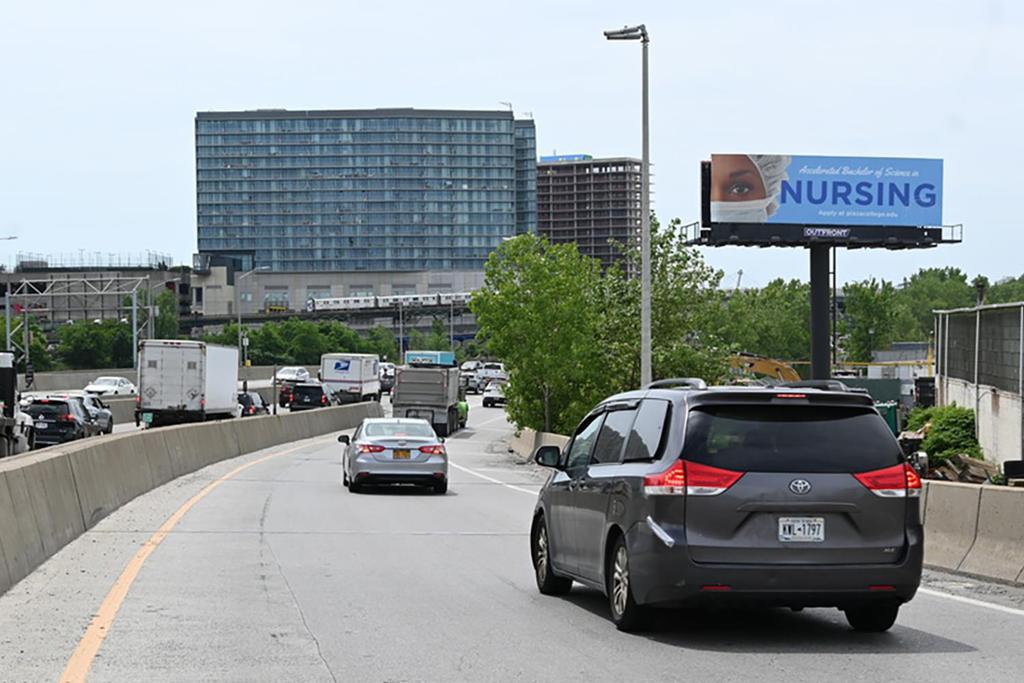 Photo of a billboard in Flushing