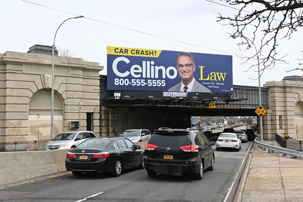 Photo of a billboard in Maspeth