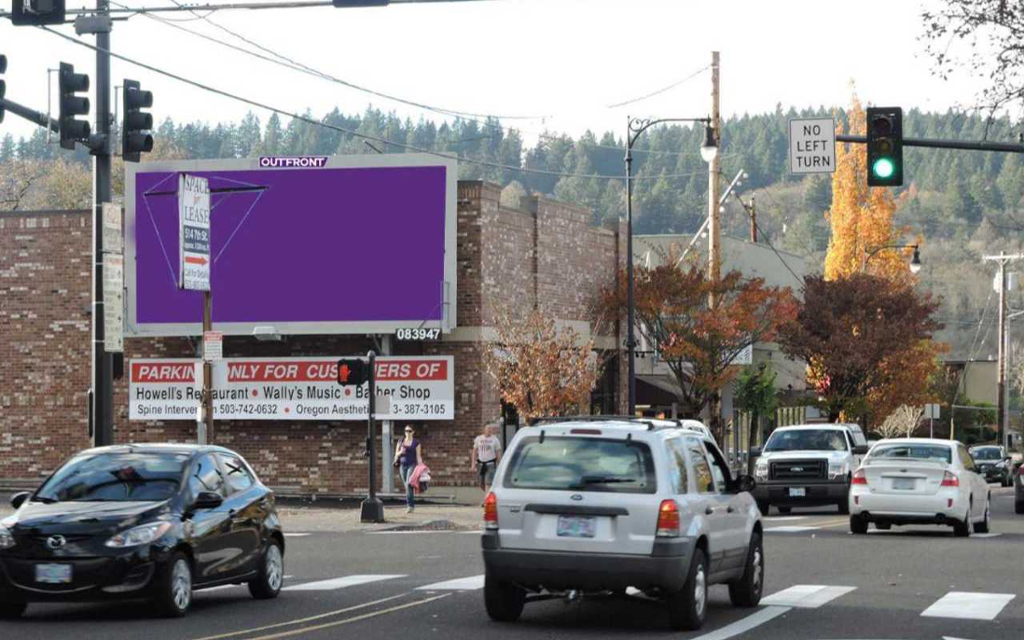 Photo of a billboard in Oregon City