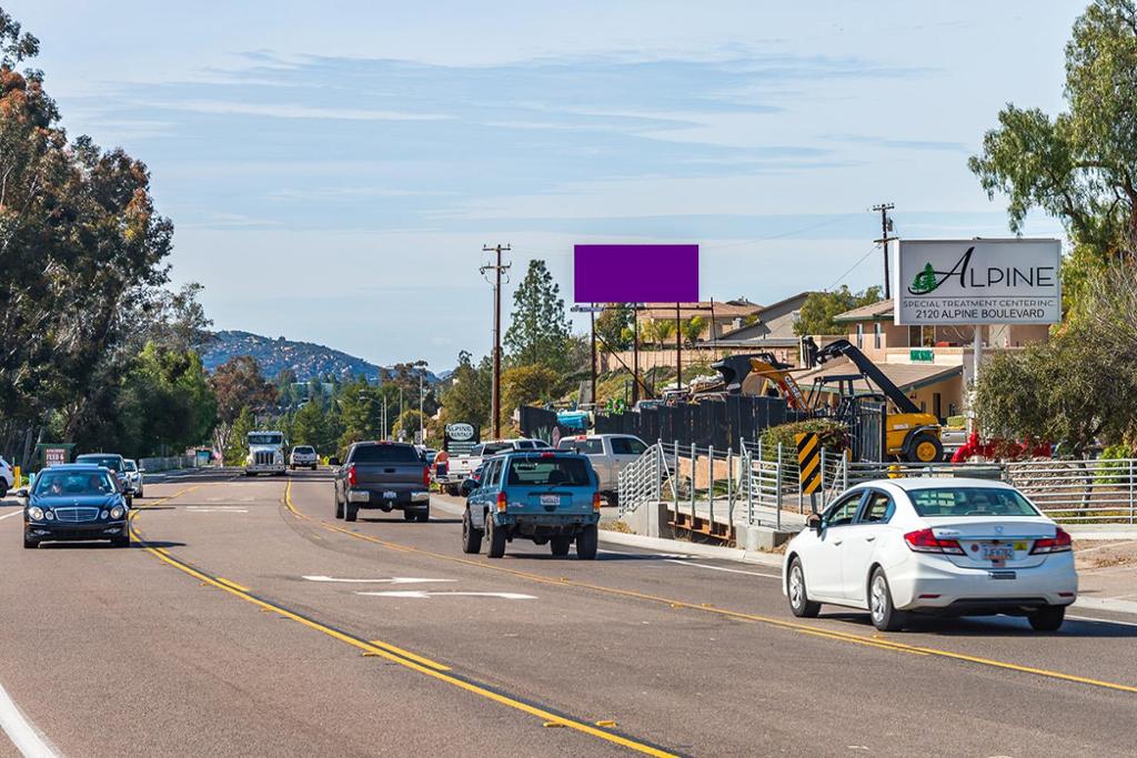 Photo of a billboard in Descanso