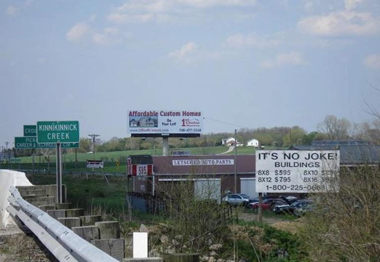 Photo of a billboard in Hallsville