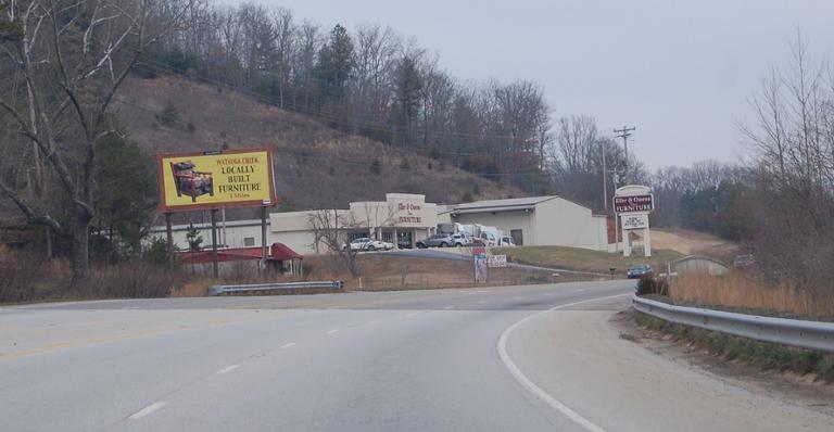 Photo of a billboard in Scaly Mountain