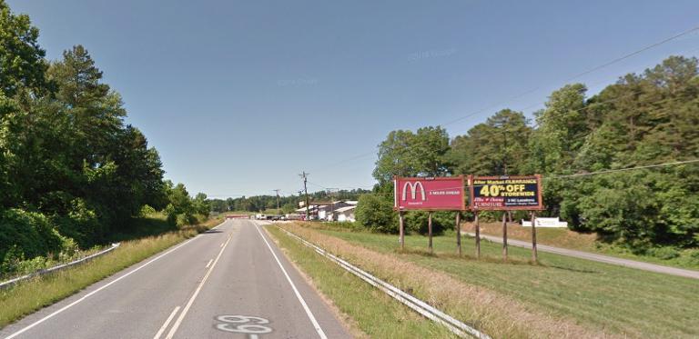 Photo of a billboard in Hayesville