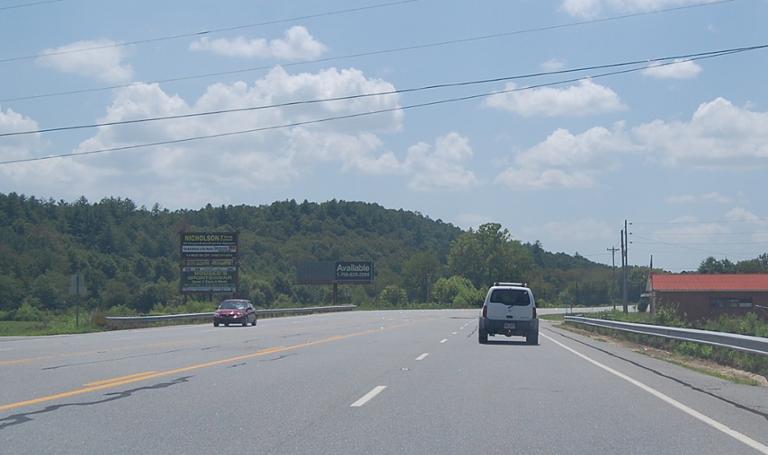 Photo of a billboard in Marble