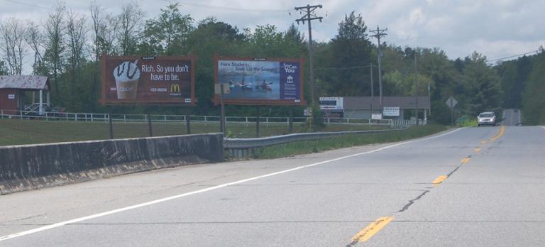 Photo of a billboard in Helen