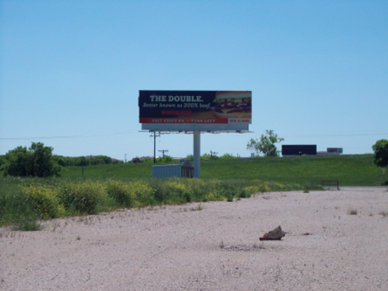 Photo of an outdoor ad in The Colony