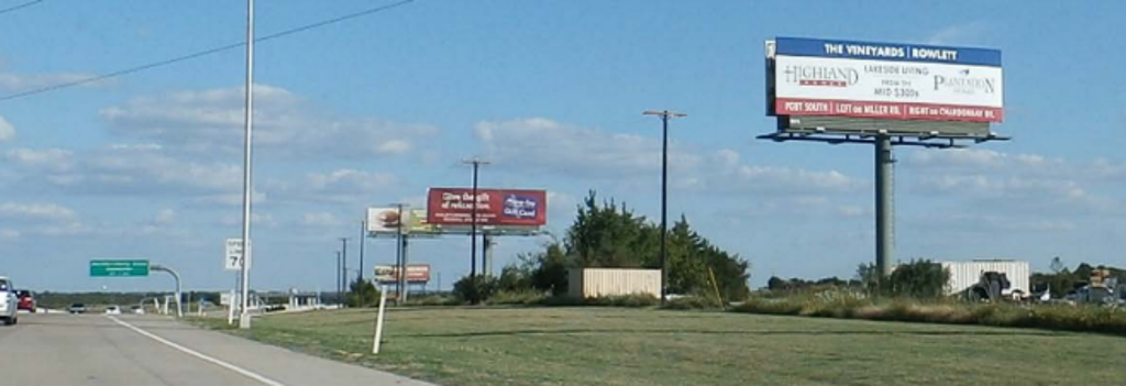 Photo of a billboard in Sachse