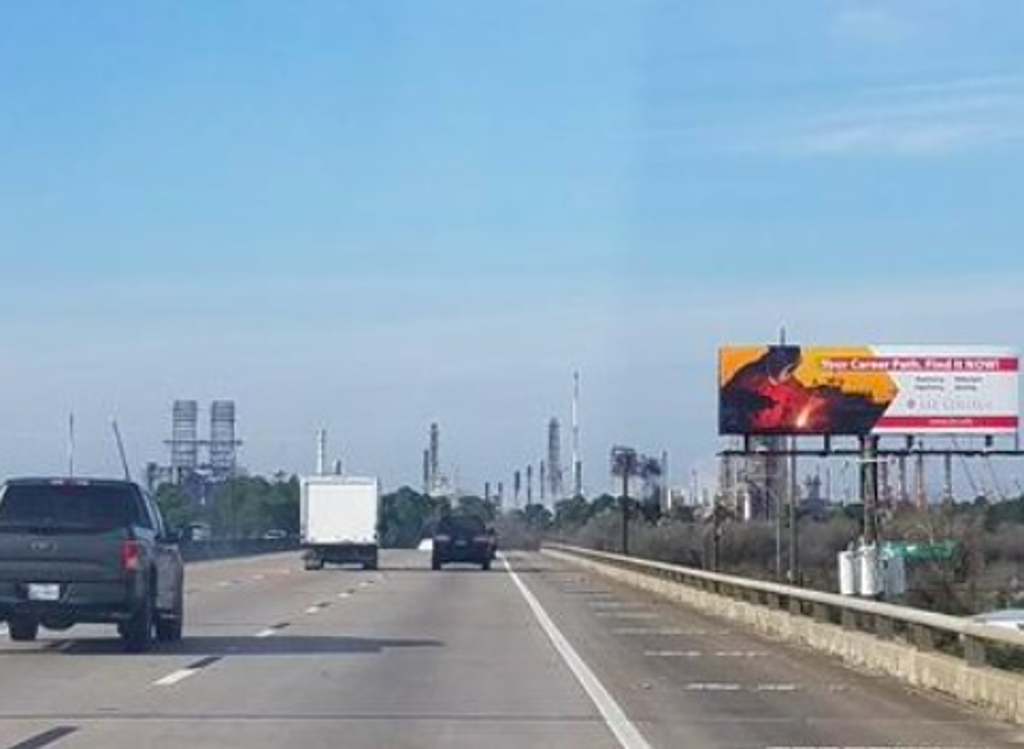 Photo of an outdoor ad in Baytown