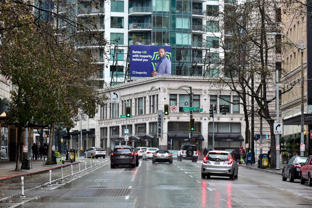 Photo of a billboard in Seattle