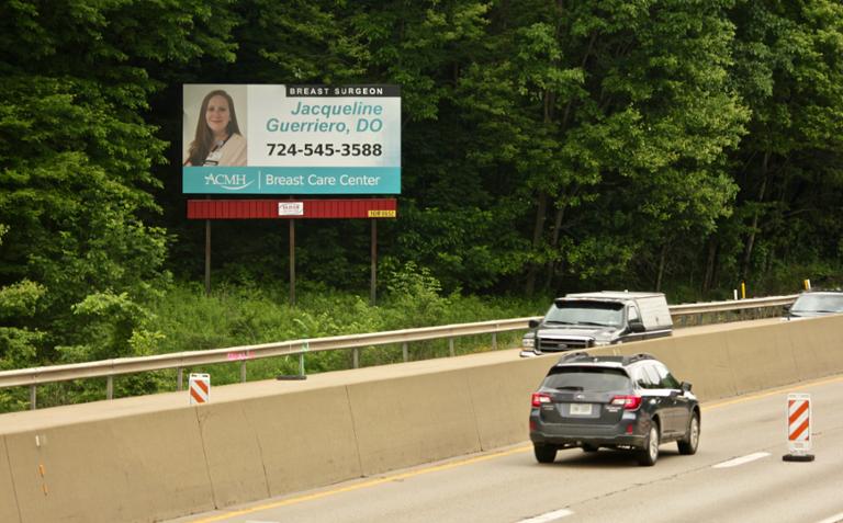 Photo of a billboard in North Washington