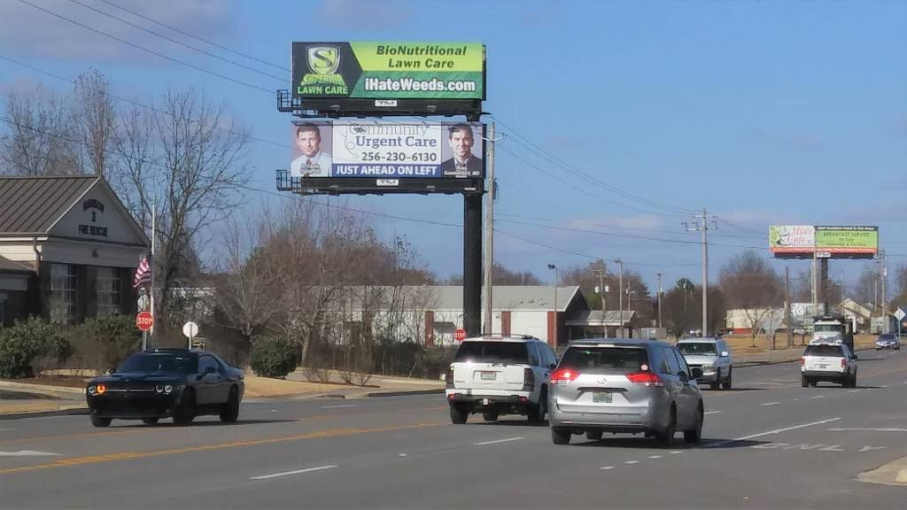 Photo of a billboard in Capshaw