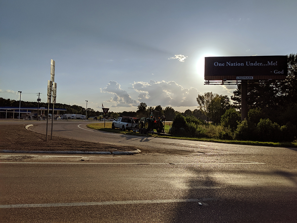 Photo of a billboard in Waldo