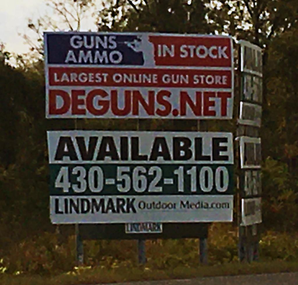 Photo of a billboard in Fouke