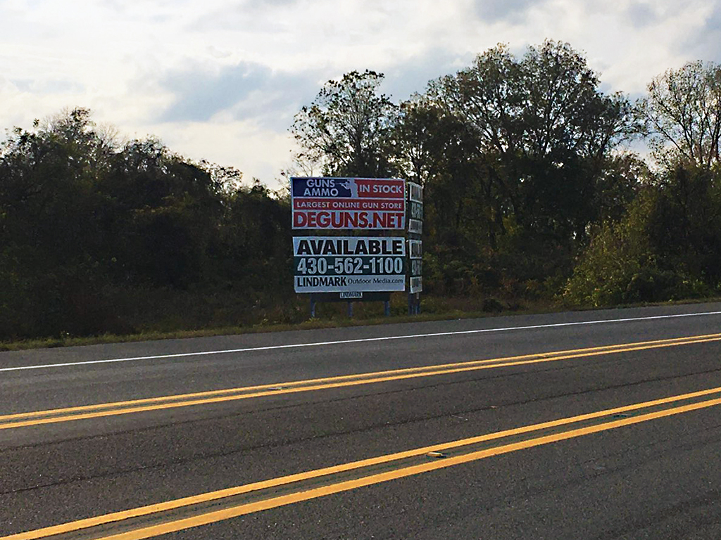 Photo of a billboard in Garland City