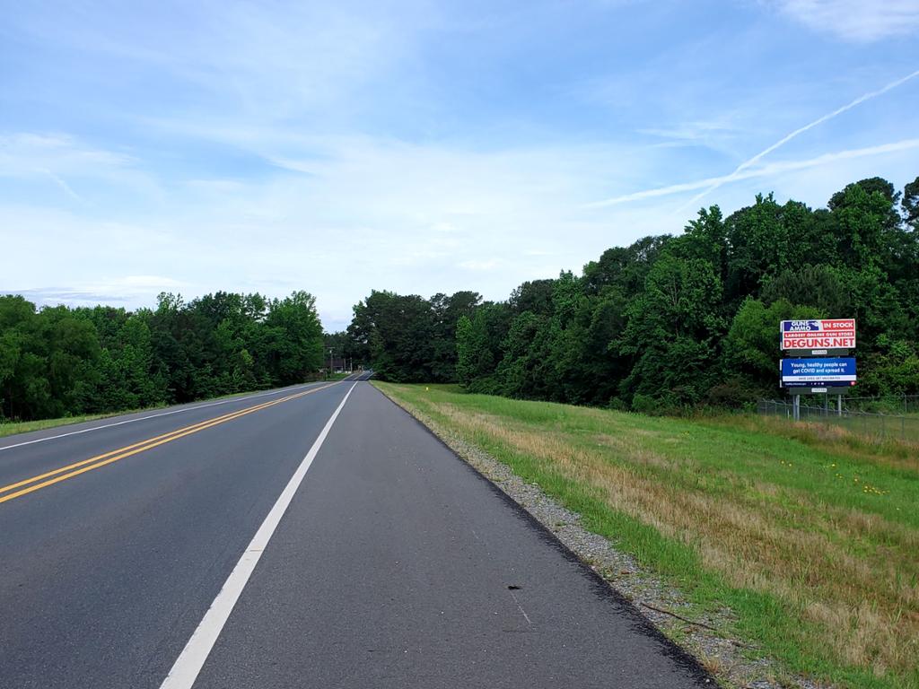 Photo of a billboard in Stamps