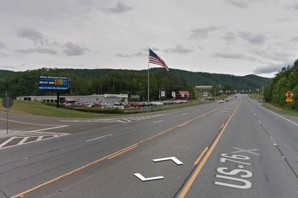 Photo of a billboard in Blue Ridge