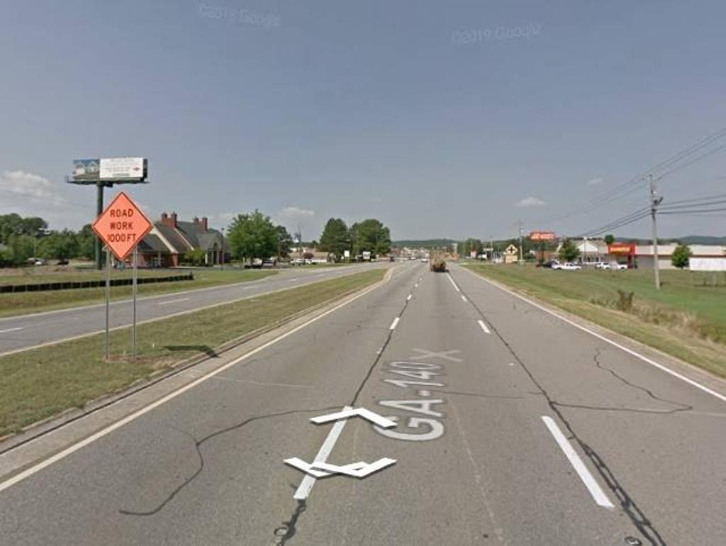 Photo of a billboard in Adairsville