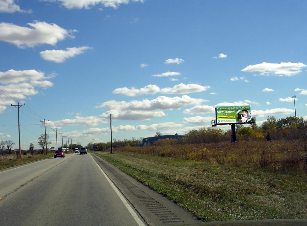 Photo of a billboard in Burlington