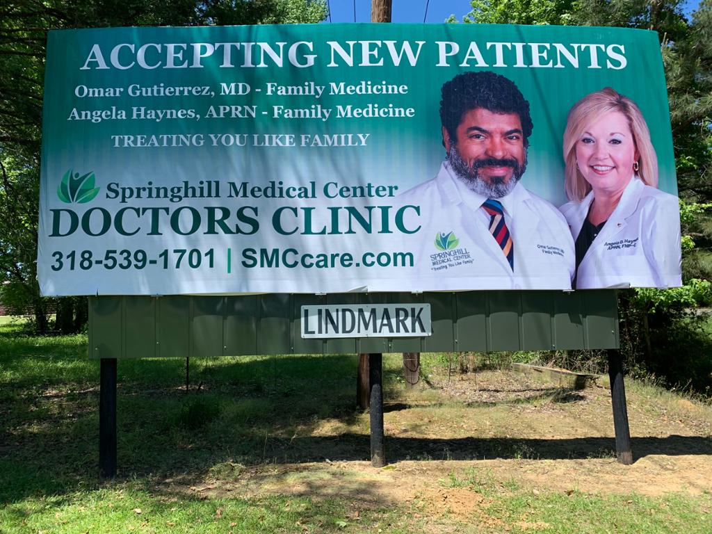 Photo of a billboard in Sarepta