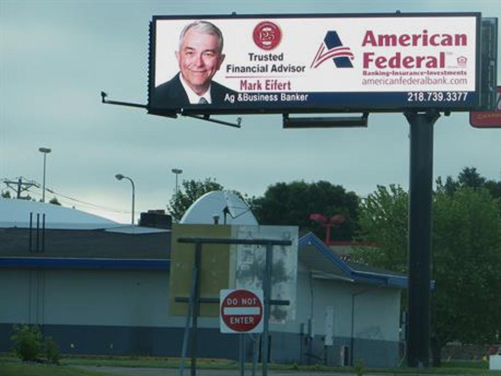 Photo of a billboard in Breckenridge