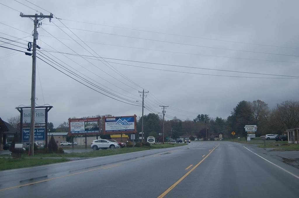 Photo of a billboard in Hayesville