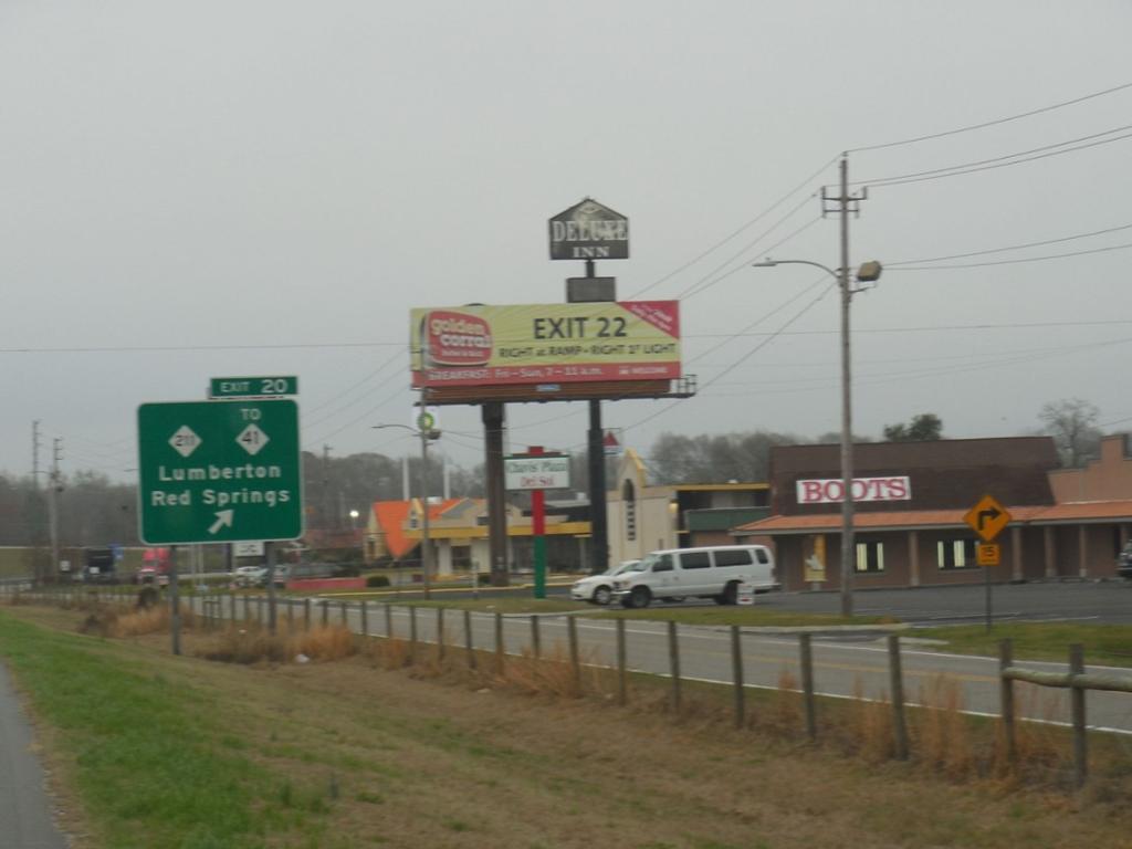 Photo of a billboard in Lumberton