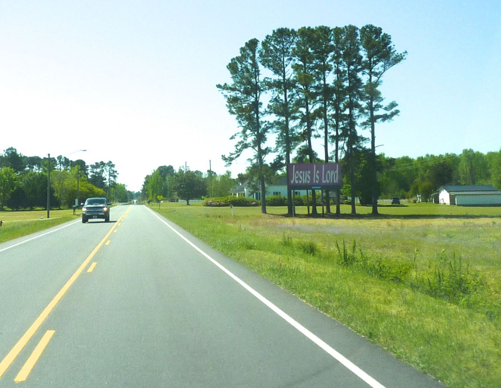 Photo of a billboard in New Bremen