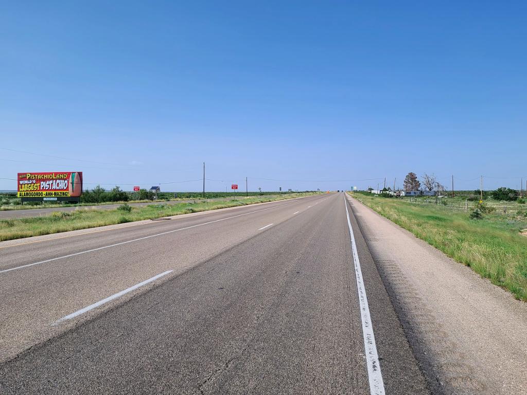 Photo of a billboard in Whites City