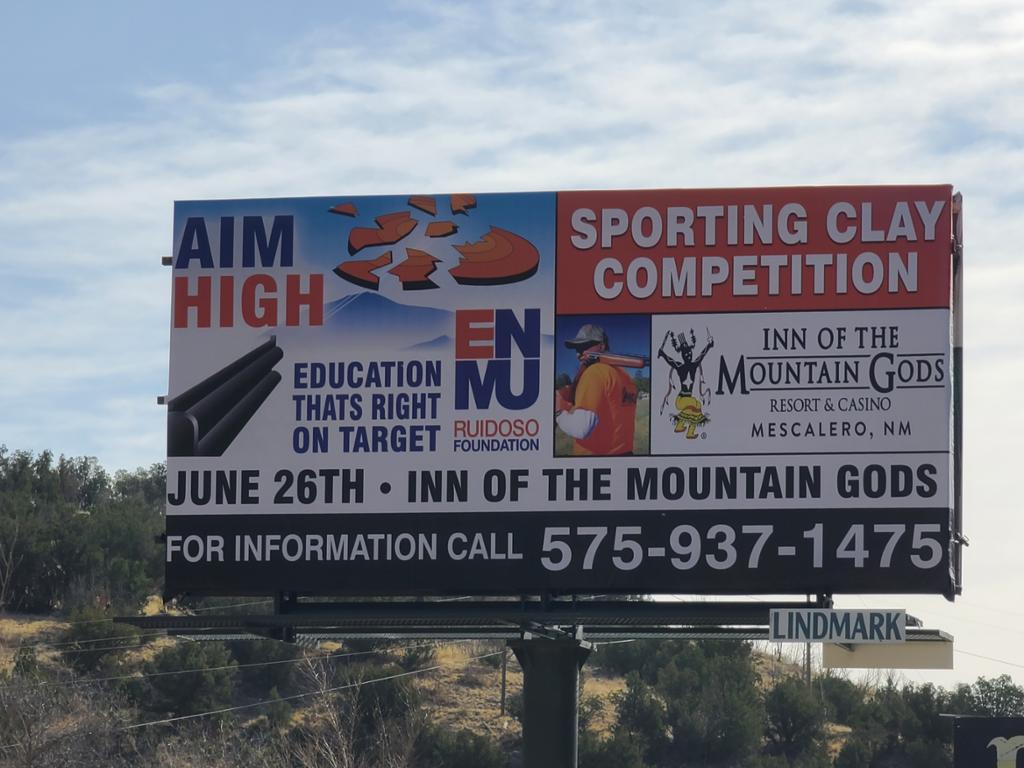 Photo of a billboard in Ruidoso