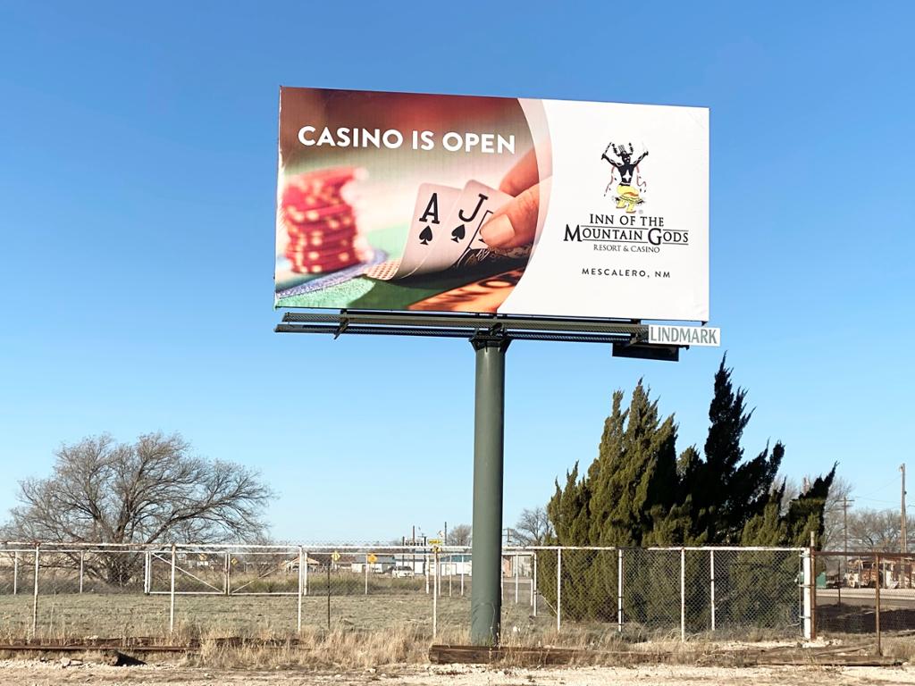 Photo of a billboard in Crossroads