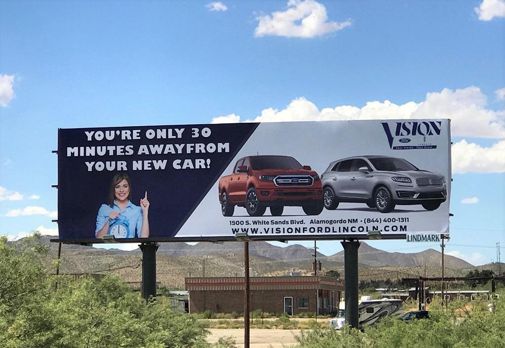 Photo of a billboard in Orogrande