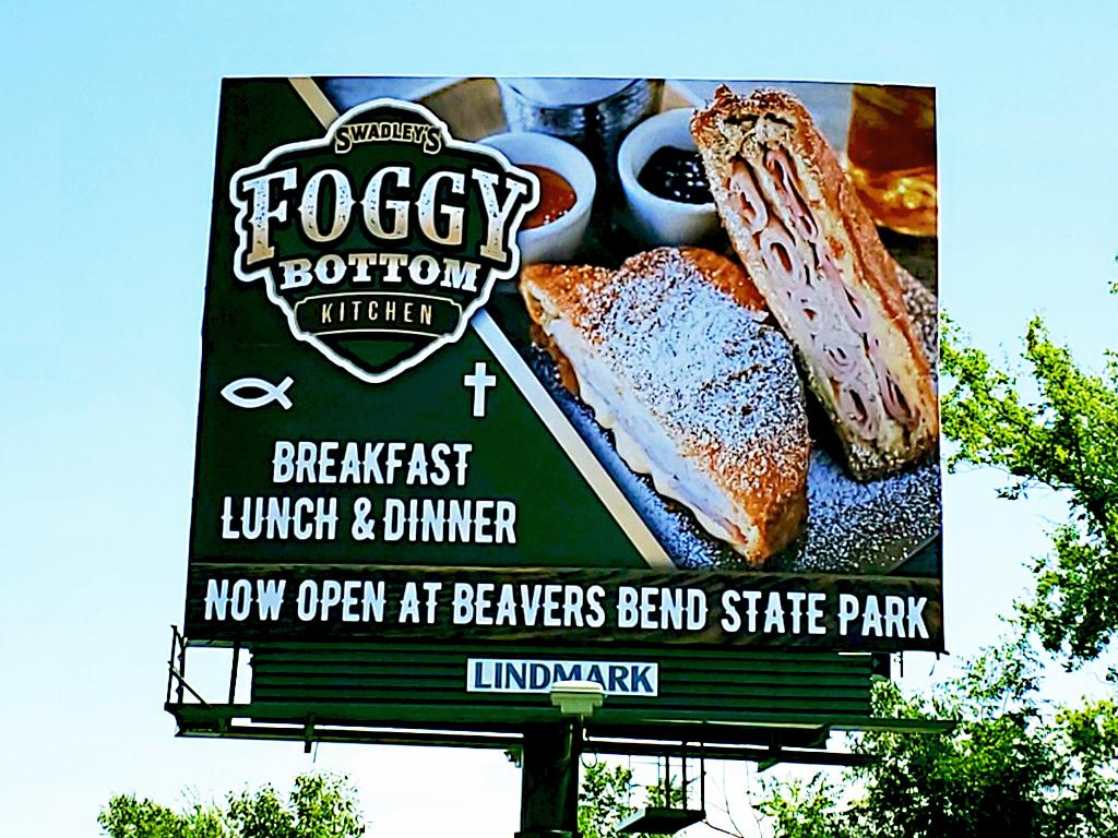 Photo of a billboard in Hartshorne