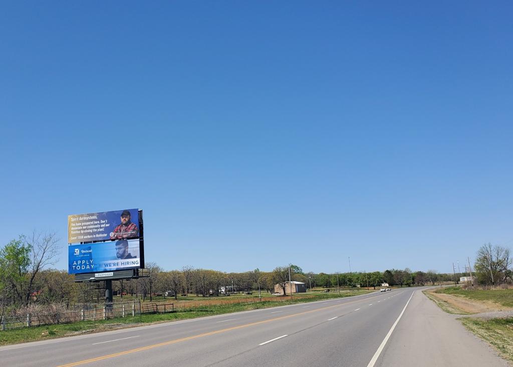 Photo of a billboard in Alderson