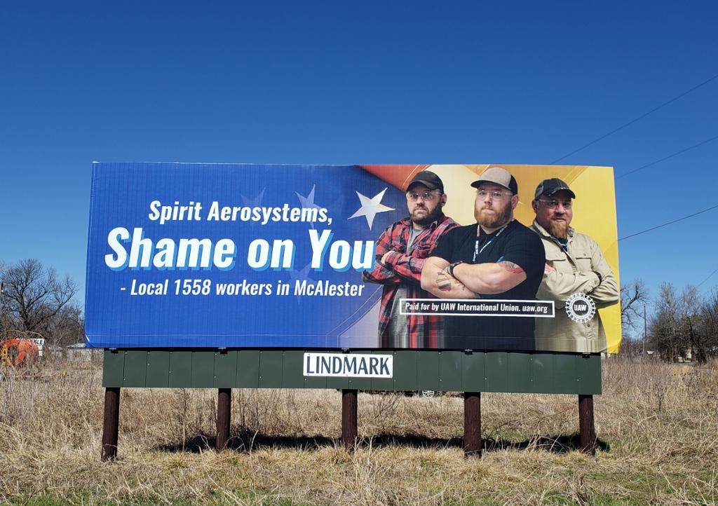 Photo of a billboard in Krebs